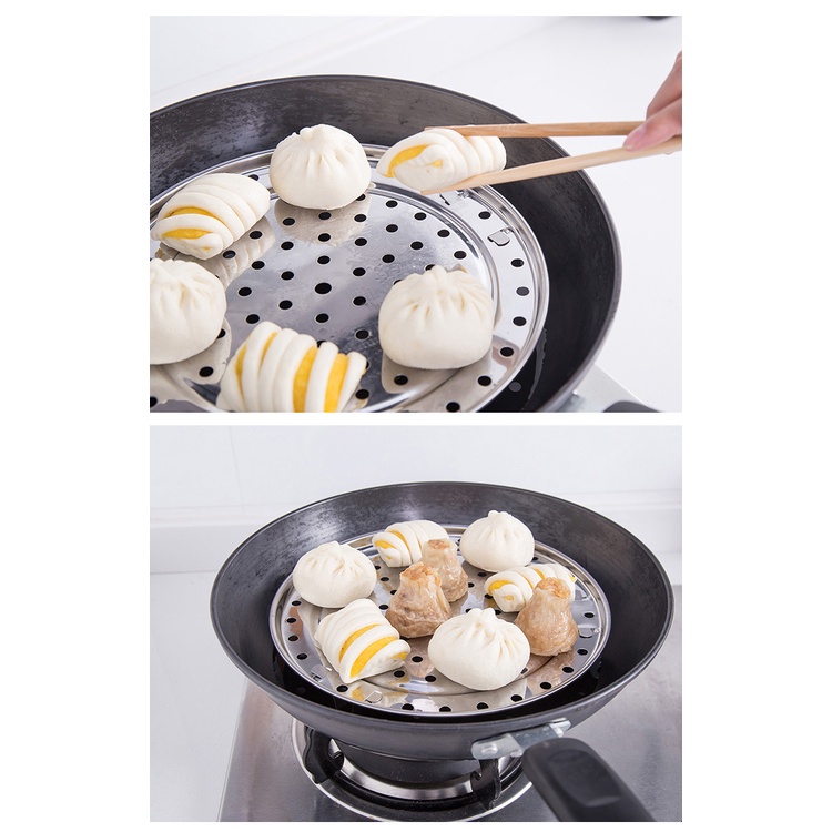 Vỉ Hấp Inox Hấp Thức Ăn, Rau Củ Bé Ăn Dặm