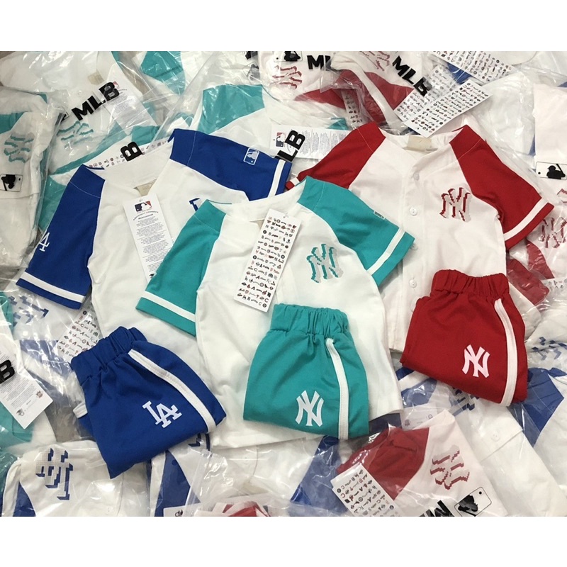 Bộ cotton thể thao MLBe cho bé trai/gái