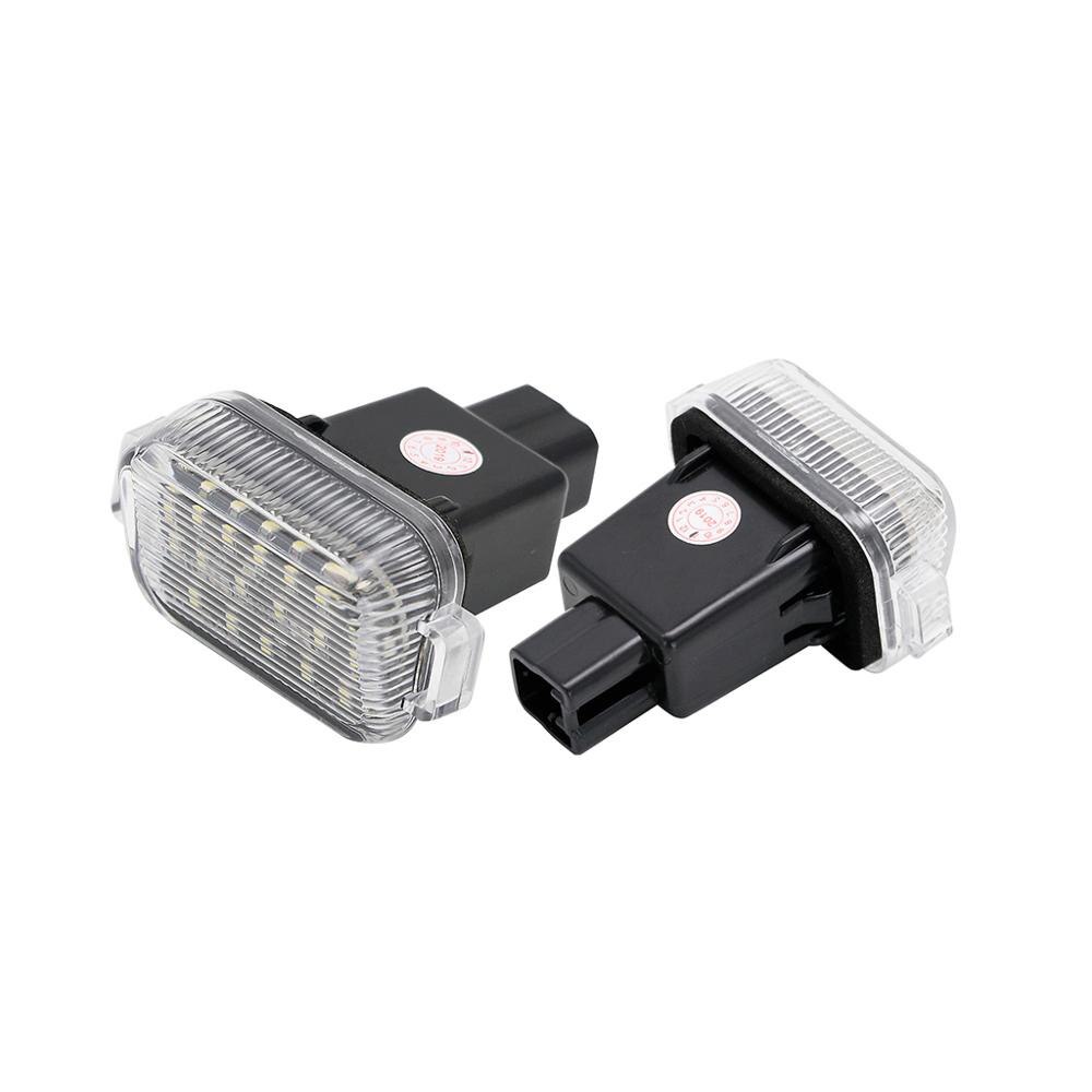 Set 2 Đèn LED Ánh Sáng Trắng Gắn Biển Số Xe Ô Tô Mazda A / T  2014-2020 For Mazda 3 Hatchback 2014-2018