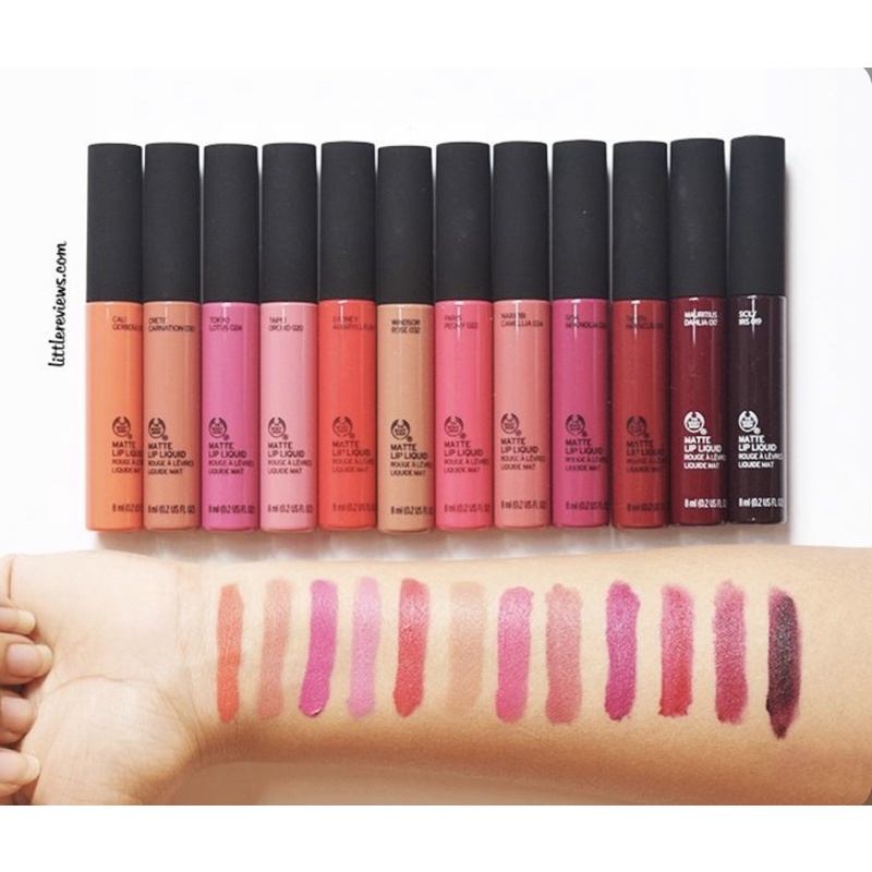 Son Kem The Body Shop Matte Lip Liquid