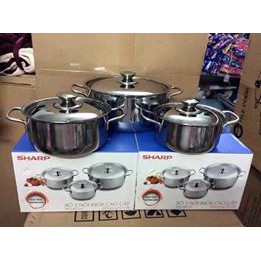 BỘ 3 NỒI INOX