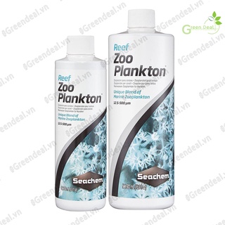 [Tem Sicavi] SEACHEM - Reef Zooplankton (Chai 250 ml) | Thức ăn tổng hợp thực vật phù du cho san hô trong hồ cá biển