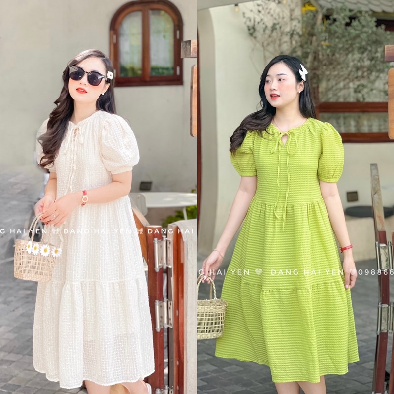 Váy babydoll Zami xốp mềm lót voan tiểu thư