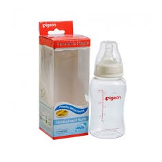 Bình sữa Núm Ty Pigeon Streamline Loại 150ml và 250ml