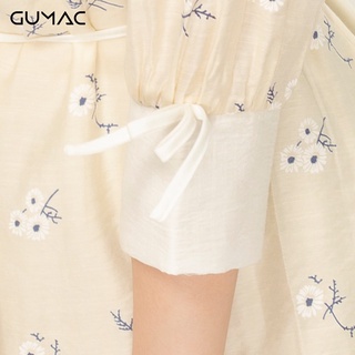 Đầm hoa phối đô GUMAC DA913