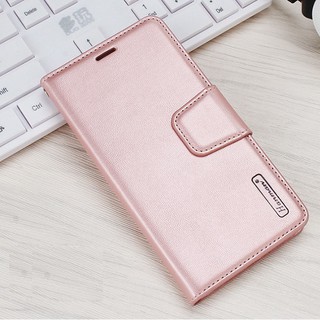 Bao da HanMan dạng ví cho Samsung Galaxy Note 10 Plus, Note 10 Lite, Note 10, Note 9, Note 8 có ngăn đựng tiền và thẻ