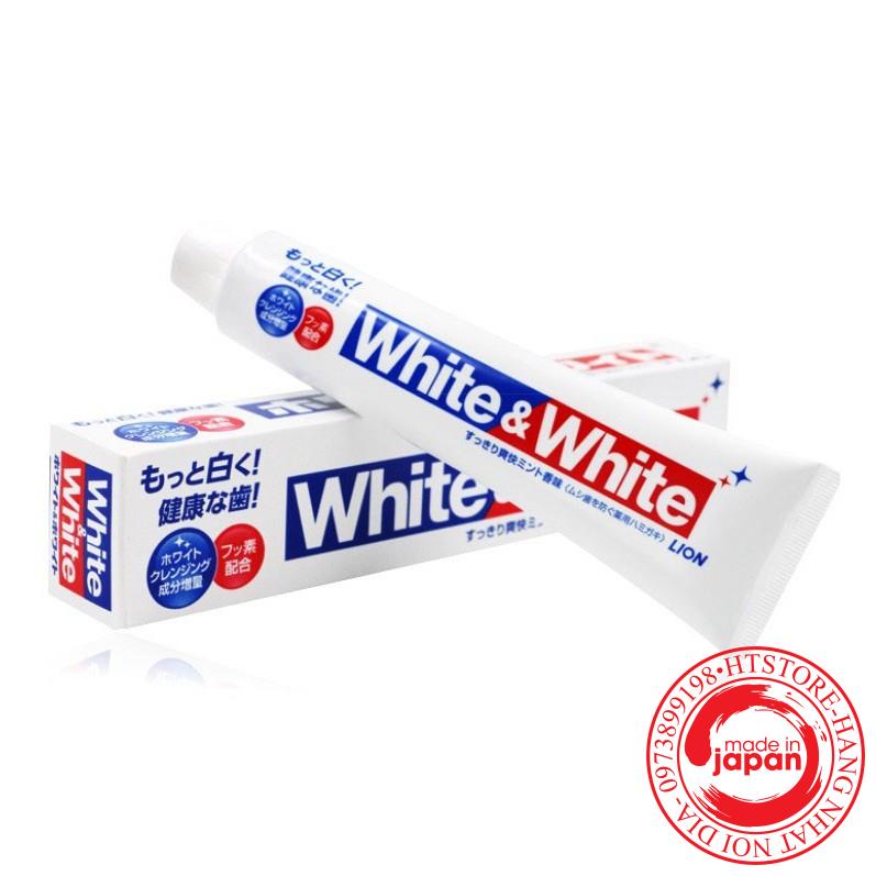 Kem đánh răng White and White Lion 150g Nhật Bản - Dành cho nướu nhạy cảm