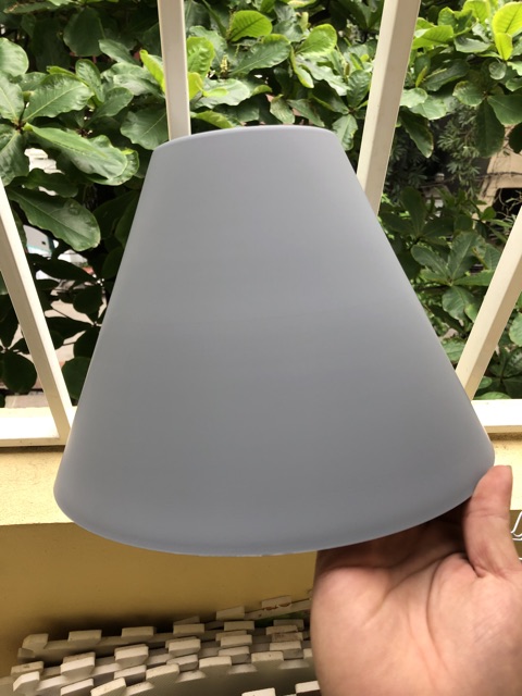 ĐÈN THẢ NÓN CHAO NHÔM ĐUI GỖ