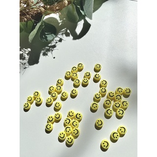 hạt mặt cười vàng 4mm