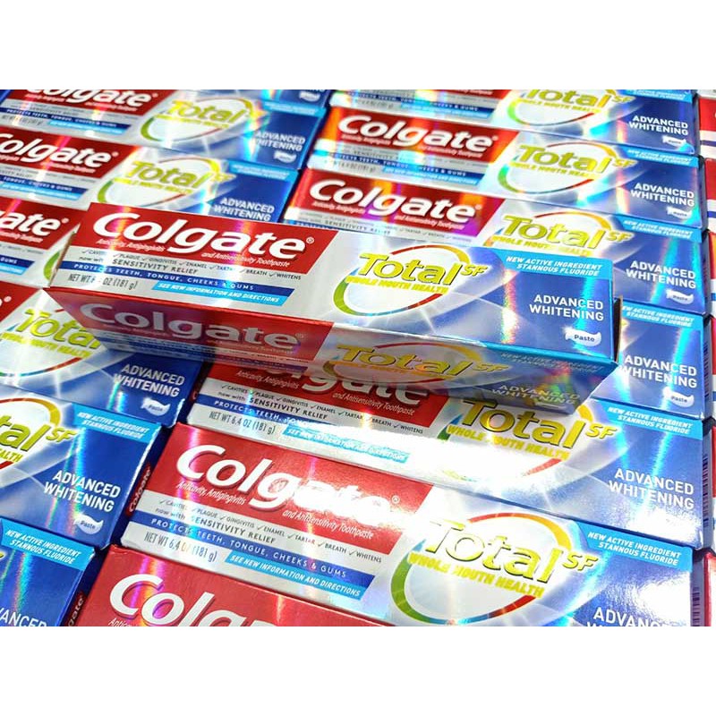 Kem Đánh Răng Colgate Total SF Whole Mouth Health Advanced Whitening