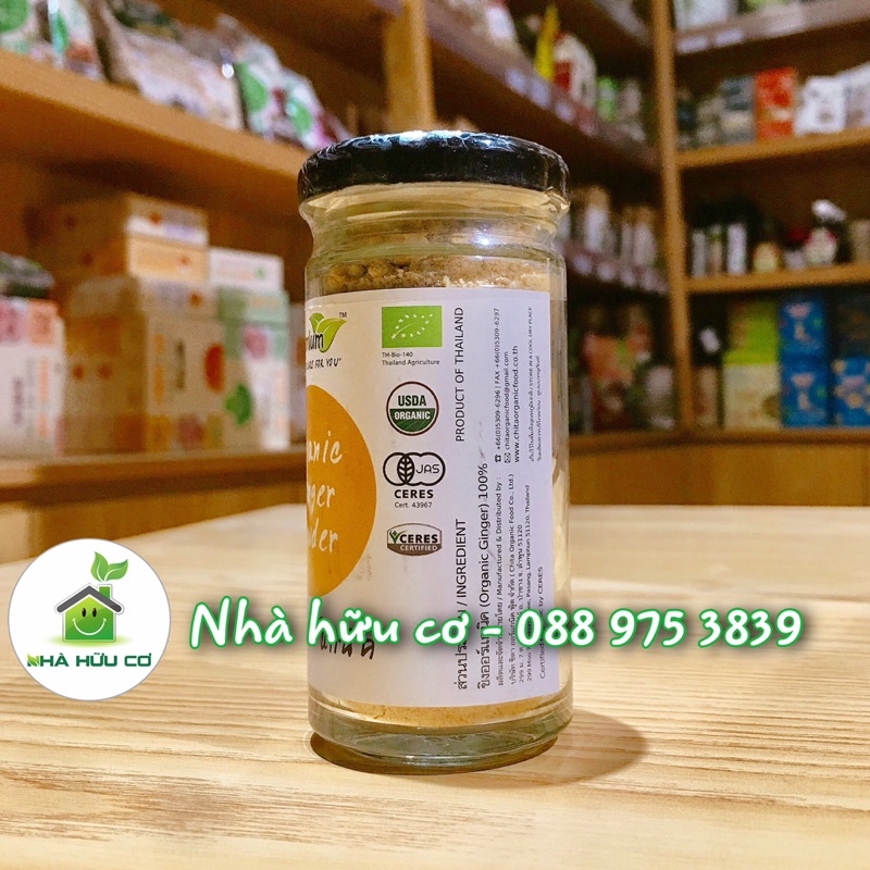 BỘT GỪNG hữu cơ Lumlum 30g - Organic Ginger Powder - Date: 24/5/2023 - Nhà hữu cơ