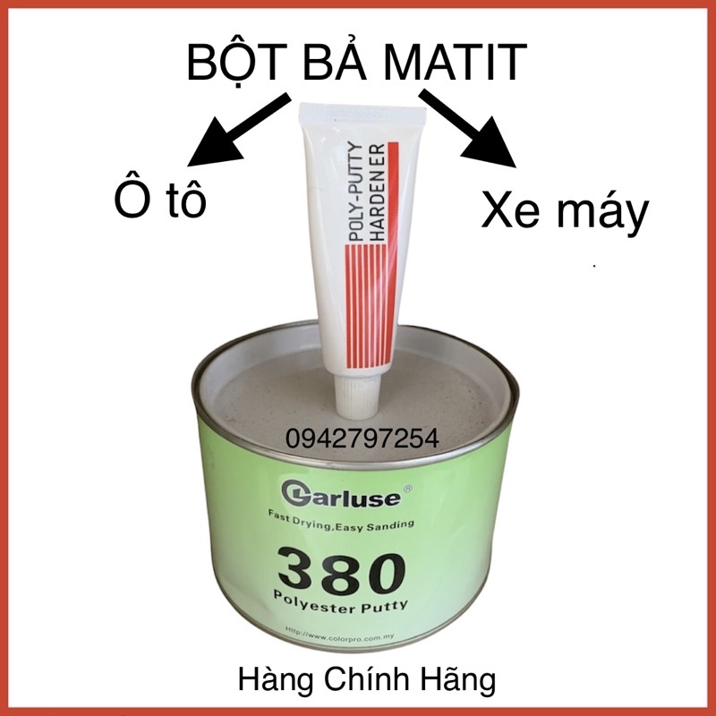 Bột bả matit ô tô xe máy Garluse 380