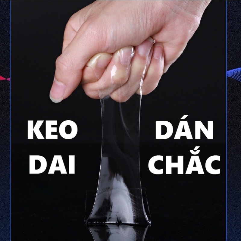 5 MÉT Băng keo trong Acrylic 2 mặt siêu dính 5 Mét,dính mọi bề mặt phẳng