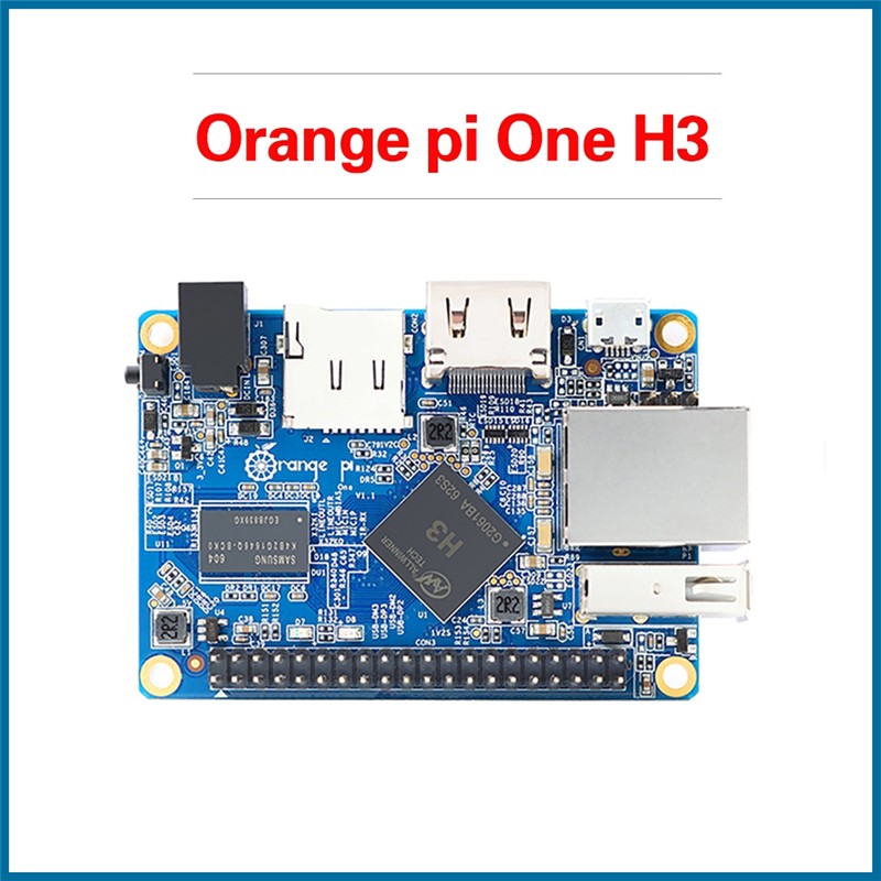 Bảng Mạch Vend Orange Pi One 512mb H3 Quad-Core, Hỗ Trợ Android, Ubnuntu, Màu Cam
