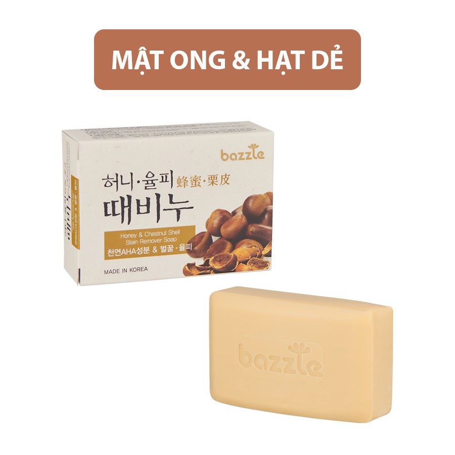 Xà phòng tắm tẩy tế bào chết Bazzle Hàn Quốc xà phòng thảo dược giúp da sạch sáng khỏe mềm mịn ko gây nhờn rít khô da | BigBuy360 - bigbuy360.vn