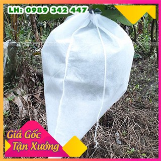 Set 100 túi bọc bưởi túi vảikhông dệt kt 25x30cm.
