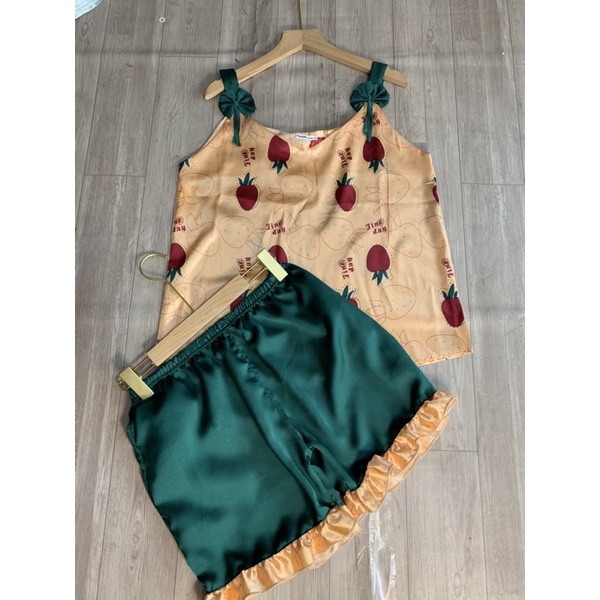 Bộ Lụa Satin Dây Nơ Siêu Xinh | BigBuy360 - bigbuy360.vn