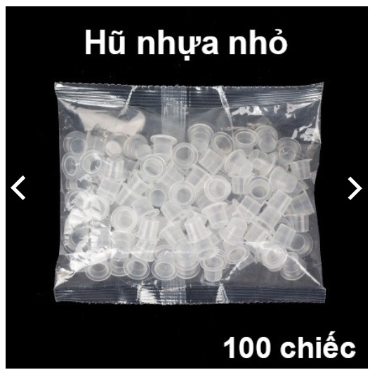 COMBO Túi khoảng 100 Chiếc Chum (hũ) đựng mực phun xăm lông mày, môi mí