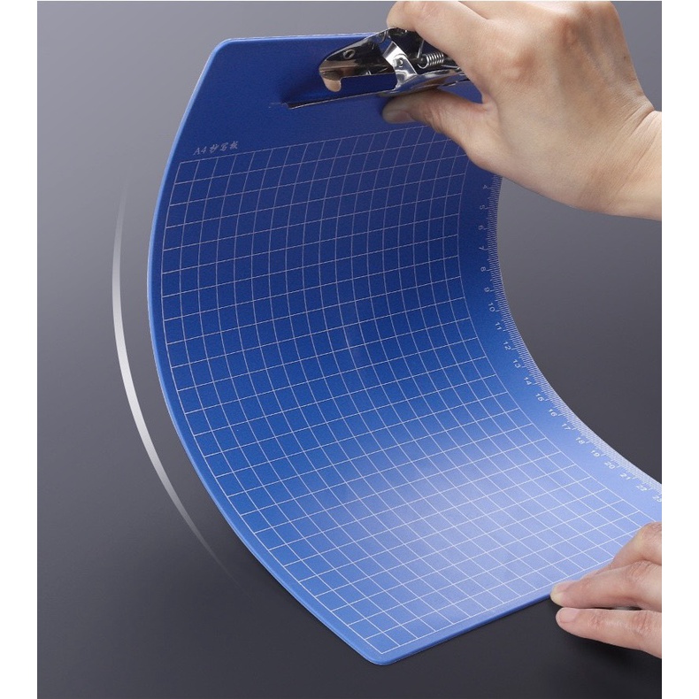 Bìa Trình Ký size A4/A5 - Kèm Bảng Ô Vuông & Thước - Nhựa chống thấm nước cao cấp
