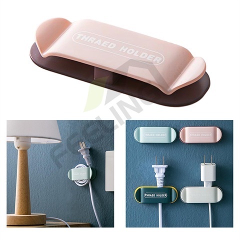 FEELINGGiá Đỡ Ổ Cắm Điện Gắn Tường Tự Dính Đa Năng Tiện Dụng