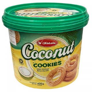Bánh quy Coconut Cookies dạng xô Kokola 400gr