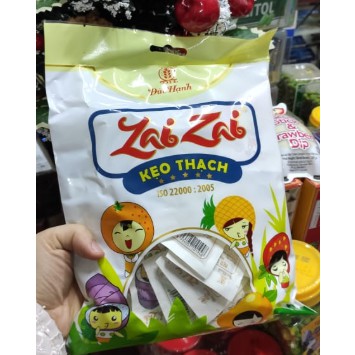 Kẹo thạch Zai Zai Đức Hạnh (hoặc thạch Suso) gói 400g - Kẹo thạch zaizai trái cây hoa quả giòn dai - Tết Tân Sửu 2021