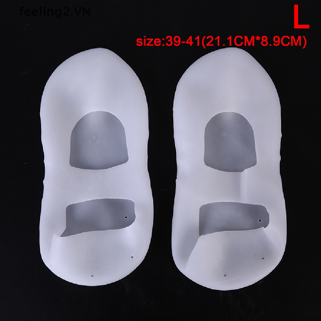 1 Đôi Vớ Gót Chân Silicone Giữ Ẩm Chống Trượt