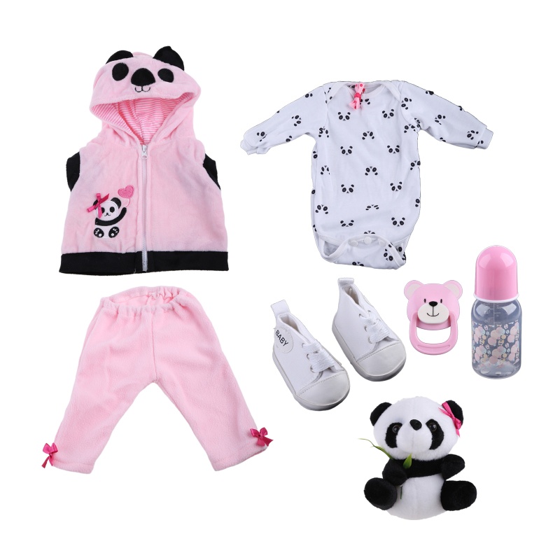 Bộ Đồ Thời Trang Cho Búp Bê Sơ Sinh Kích Thước 45-55cm