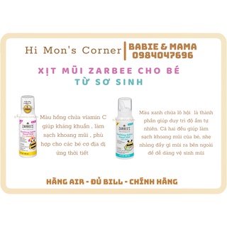 Xịt mũi Zarbee's