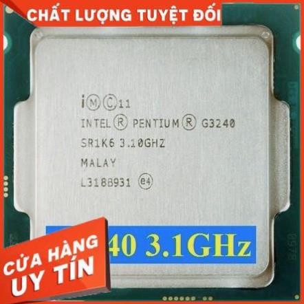(giá khai trương) Bộ xử lý Intel® Pentium® G3240 (3M Bộ nhớ đệm, 3,10 GHz