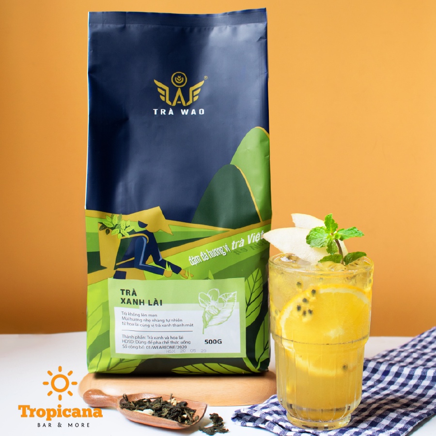 Trà xanh lài WAO - Gói 500g
