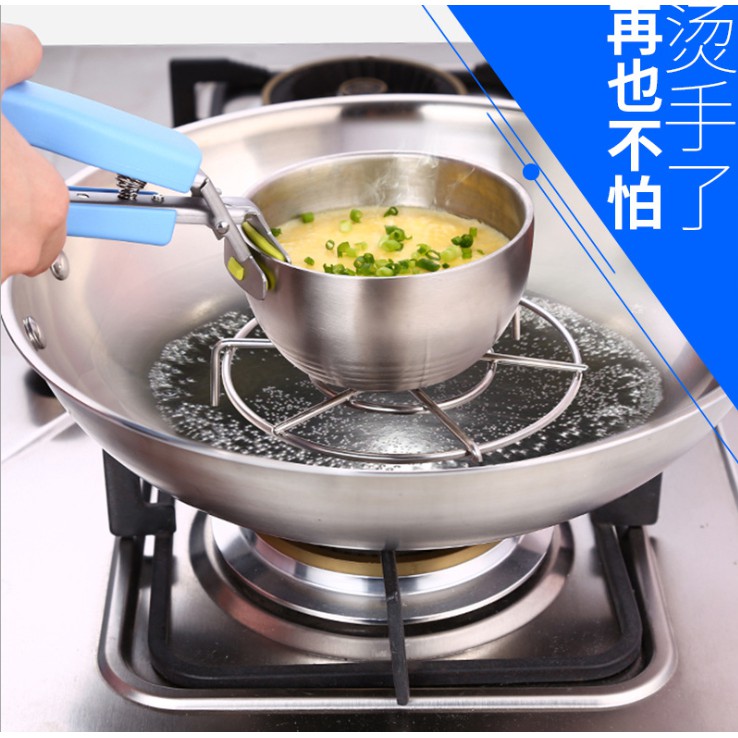 Sét 2 kẹp Inox lấy đồ nóng đa năng (IN41 và IN21) Giao mầu ngẫu nhiên số lượng theo lựa chọn