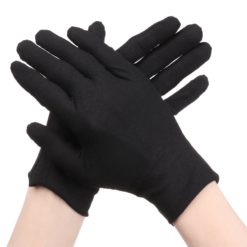 Bộ 6 Đôi Găng Tay Cotton Chống Bụi Thoáng Khí Thoải Mái Dùng Trong Nhà