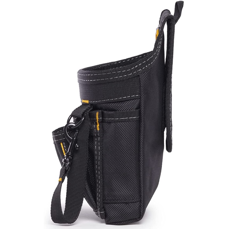 ToughBuilt TB-229  Mini Electrician Pouch 14 Pockets and Loops, Vertical Tool Storage, Electrical Tape Strap and Snap Hook