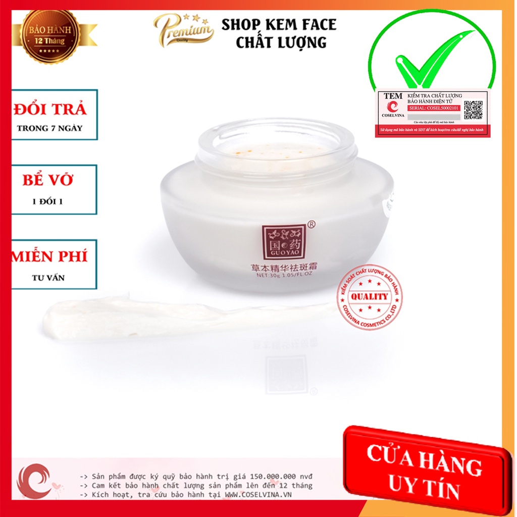 Kem Sâm Nâu VIP GUOYAO dưỡng trắng ruột trắng 9 tác dụng