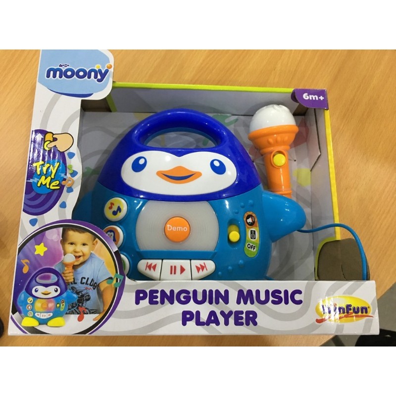 Đàn nhạc chim cánh cụt kèm micro ( Quà tặng bỉm moony )