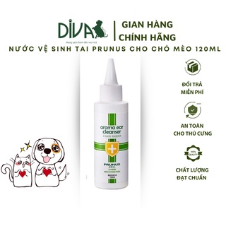 Dung dịch vệ sinh ngừa viêm tai cho chó mèo prunus 120ml