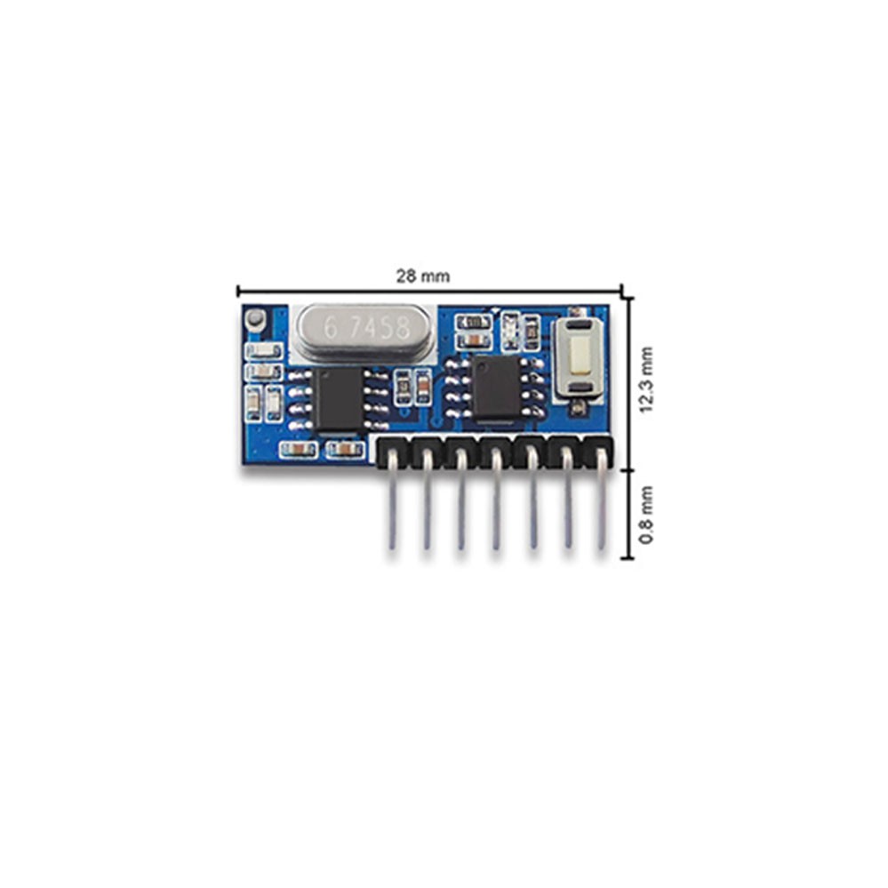 Mạch thu RF 433MHz Học Lệnh 4 kênh 5v