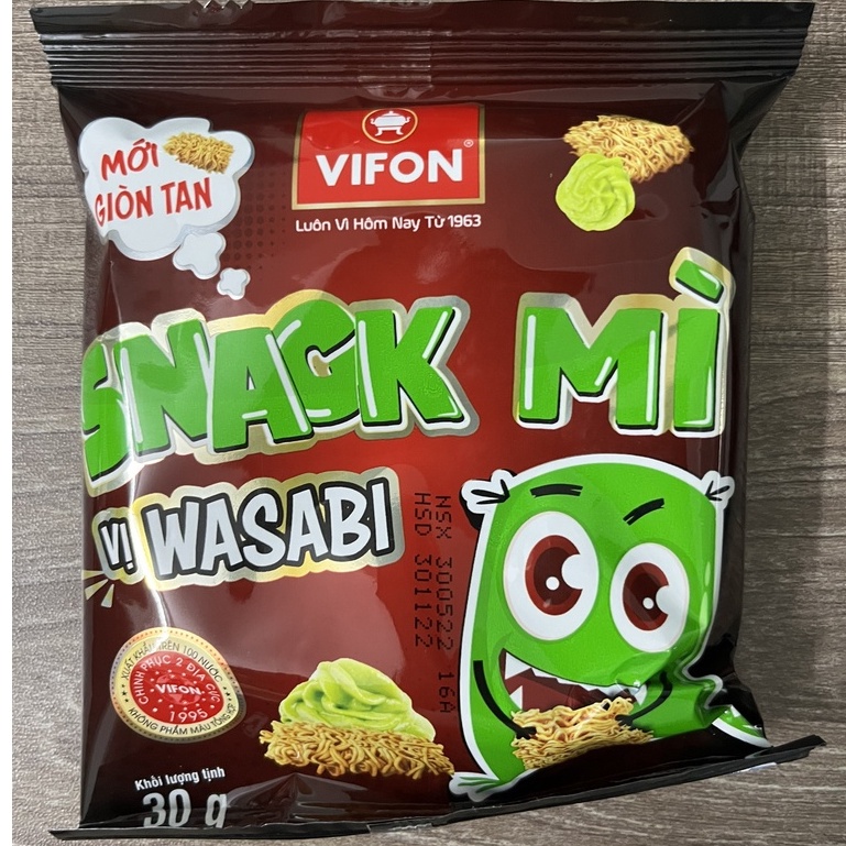 Snack mì tôm vị wasabi 30g