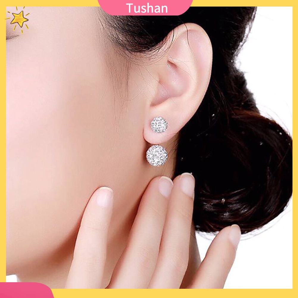 Khuyên tai nữ đính đá thời trang