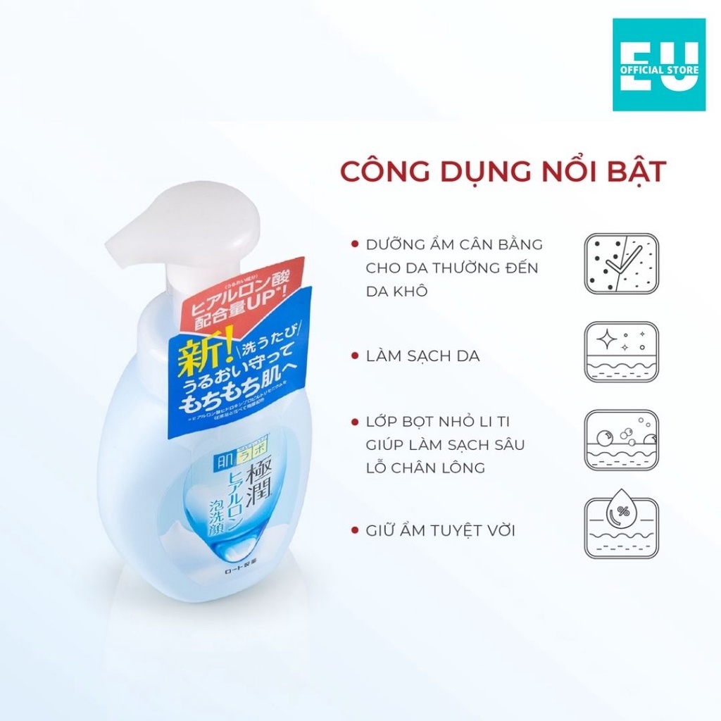 Sữa rửa mặt tạo bọt Hada Labo Nhật Bản