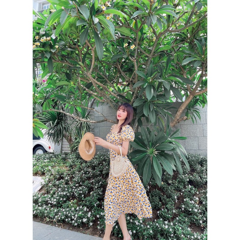 [HÀNG THIẾT KẾ CAO CẤP LOẠI 1, kèm ảnh thật ]VÁY HOA TIỂU THƯ BÁNH BÈO | BigBuy360 - bigbuy360.vn