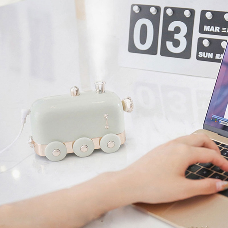 Máy Phun Sương Tạo Ẩm Mini Có Đèn LED Hình Hoạt Hình
