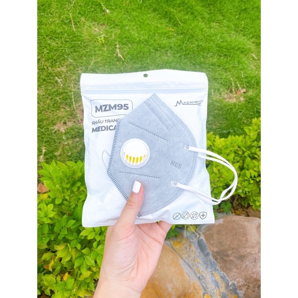 Thùng 100c Khẩu Trang Có Van N95 Cao Cấp MAZAMED