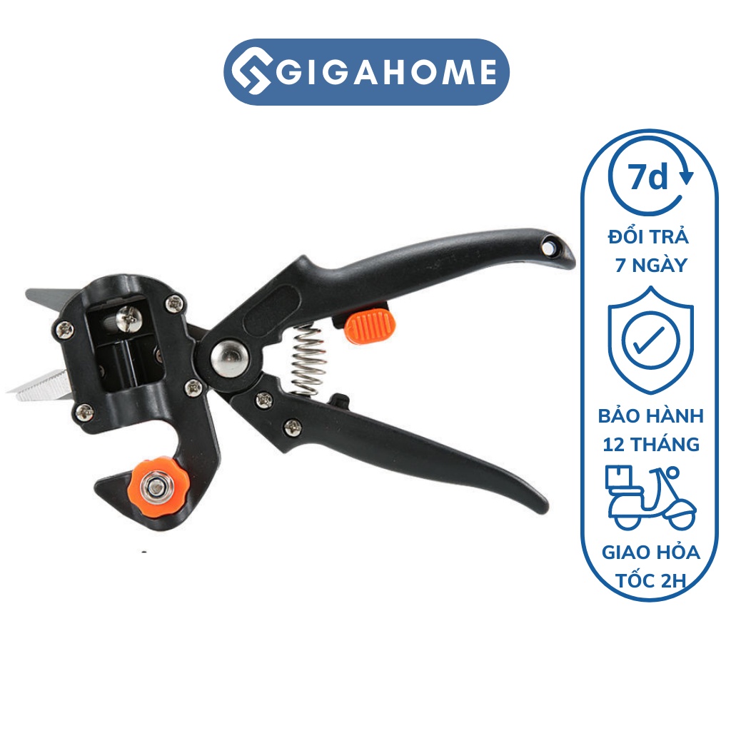 Kéo Ghép Cành Đa Năng Chuyên Dụng 2 Đầu GIGAHOME Tặng 2 Lưỡi Cắt Và Trụ Đỡ 8463