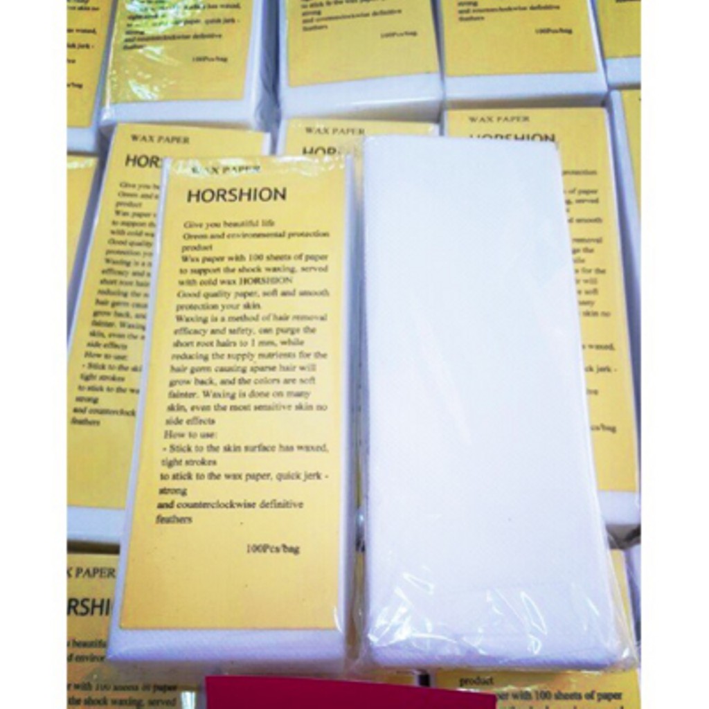 100 tờ Giấy Wax lông