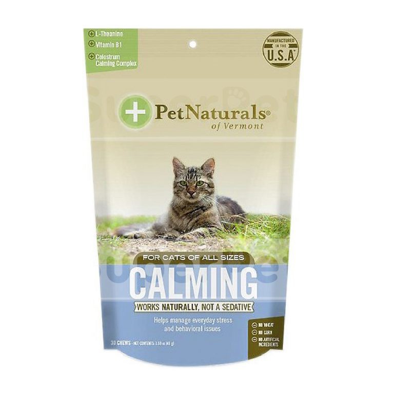 30 VIÊN NHAI GIẢM CĂNG THẲNG PET NATURALS' CALMING CHO MÈO - Pet Naturals of Vermont Calming Cat Chews