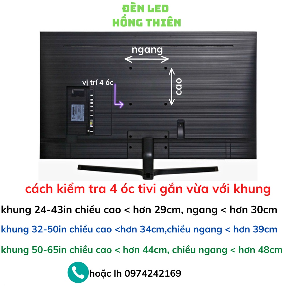 GIÁ TREO( KHUNG TREO) TIVI SÁT TƯỜNG& NGHIÊNG (GẬT GÙ) XOAY TỪ 24"-65-"