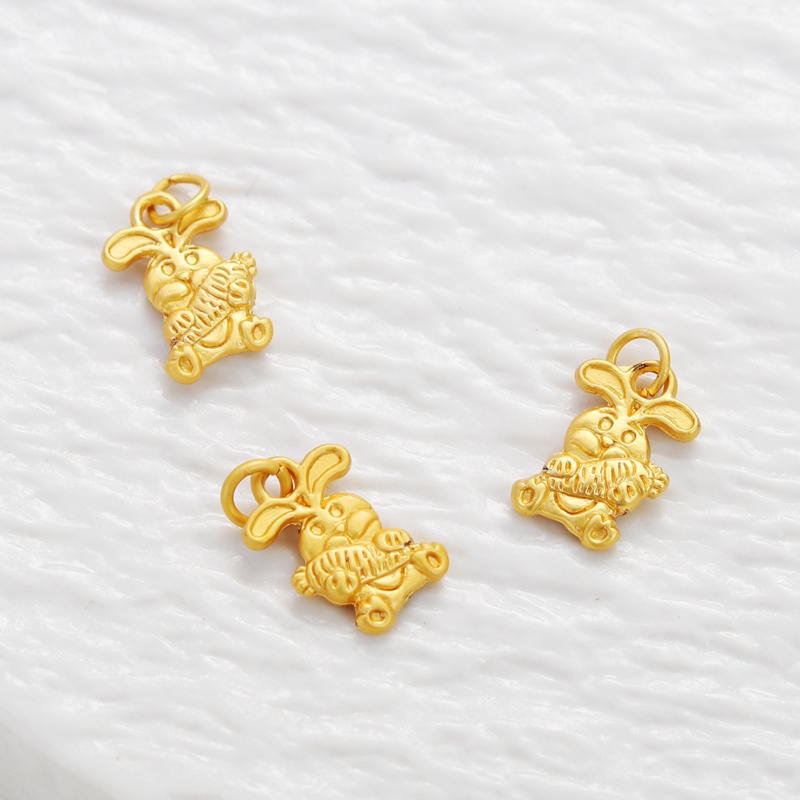 Mặt Dây Chuyền Bằng Đồng Mạ Vàng 18k 10 * 15mm Tự Làm Trang Sức Tiện Dụng