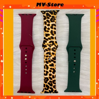 Dây cao su da beo dành cho AW Series 5/4/3/2/1 kích thước 42/44mm